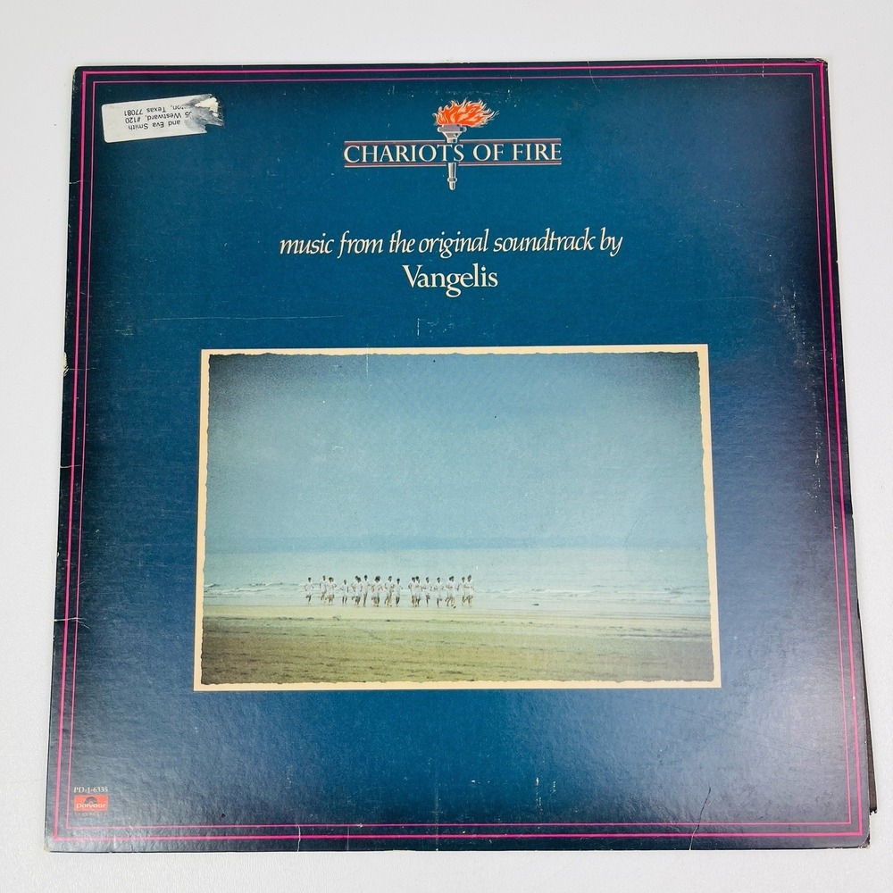 Vangelis Chariots of Fire Original‎ Soundtrack Vinyl Record Polydor PD 1 6335